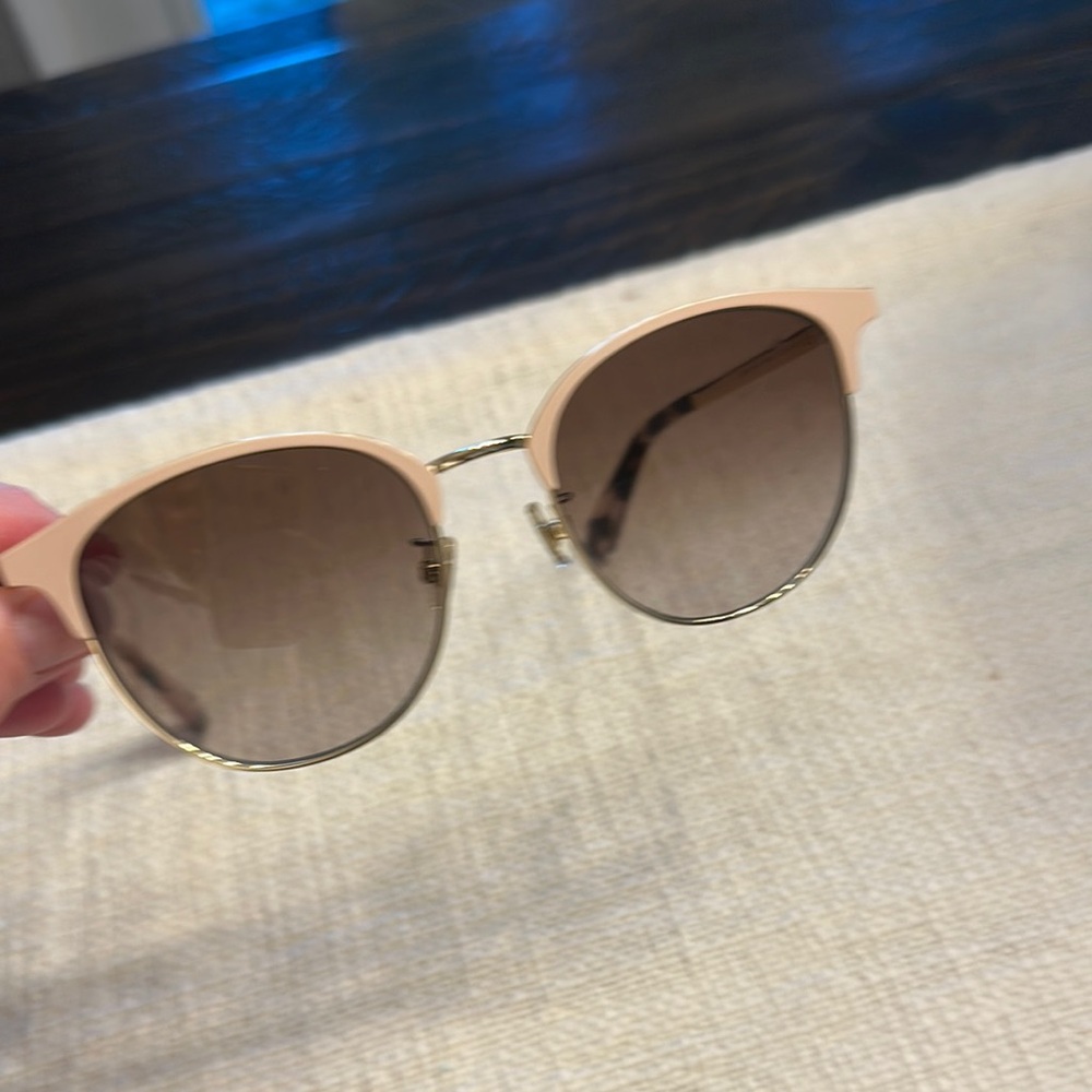 Kate Spade Tan Aviator Sunglasses